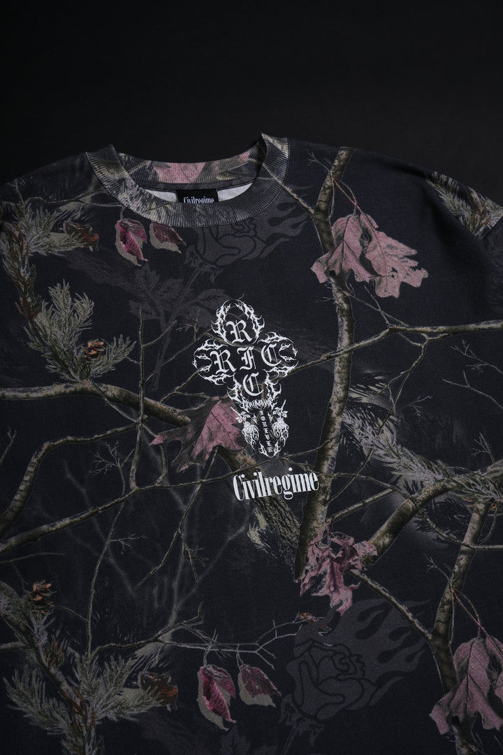 Concrete Bloom American Classic Oversized Tee in Bankai Camo