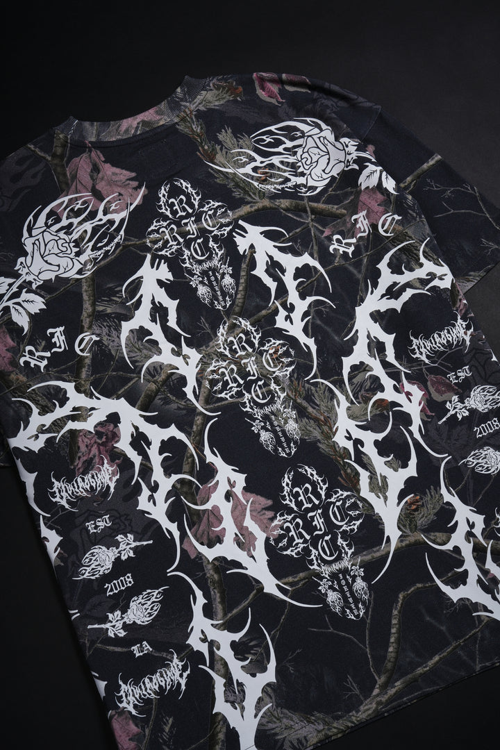 Concrete Bloom American Classic Oversized Tee in Bankai Camo