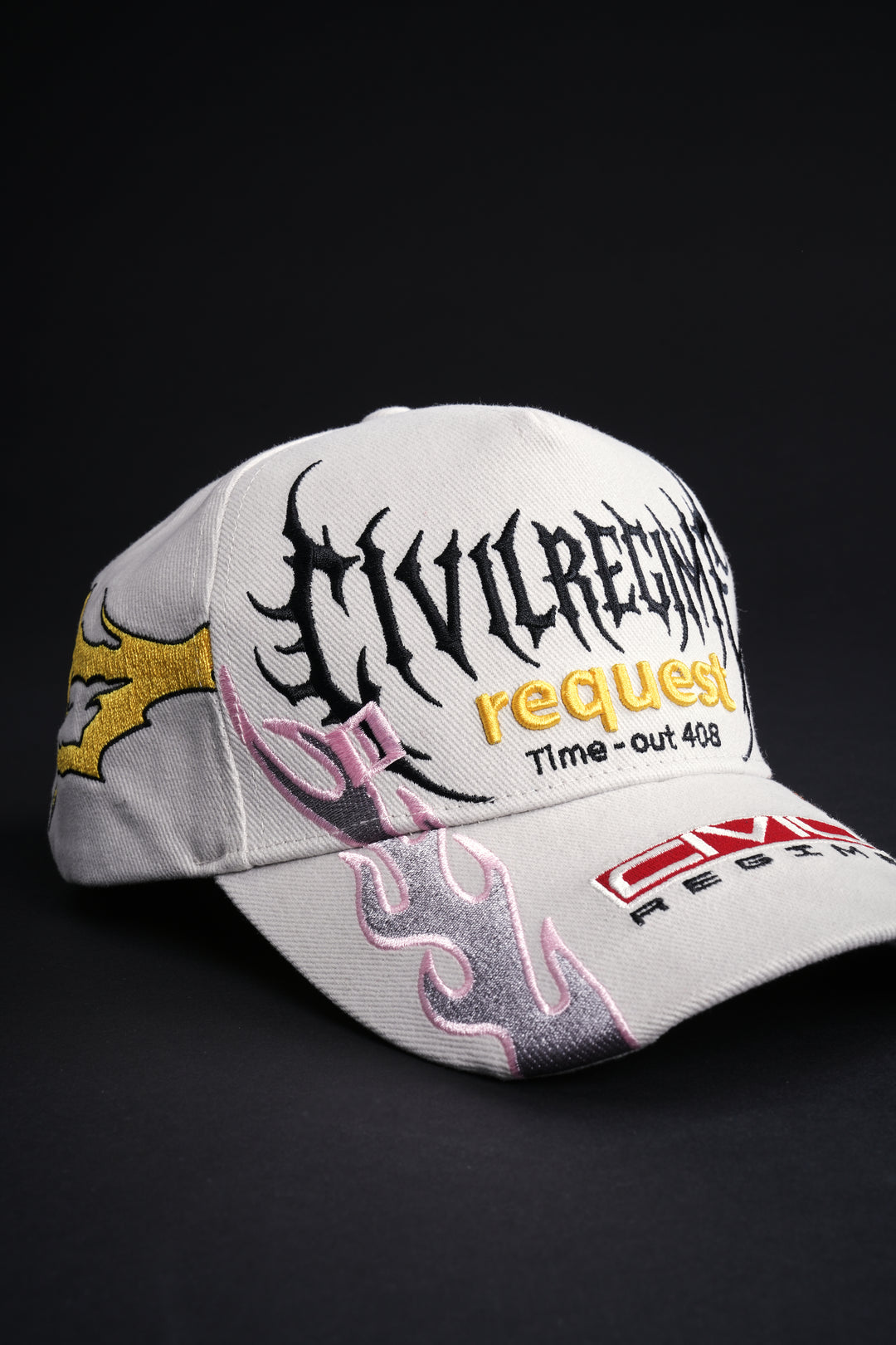 Day Walker 5 Panel Snapback Hat in Cloud Gray