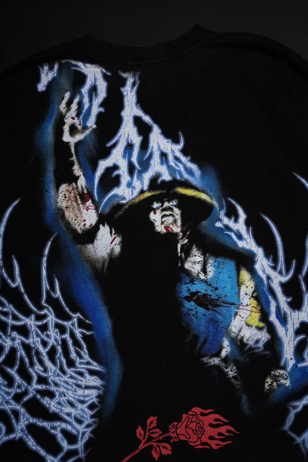 Power Of Raiden Distressed 199X Twofer in Vintage Black