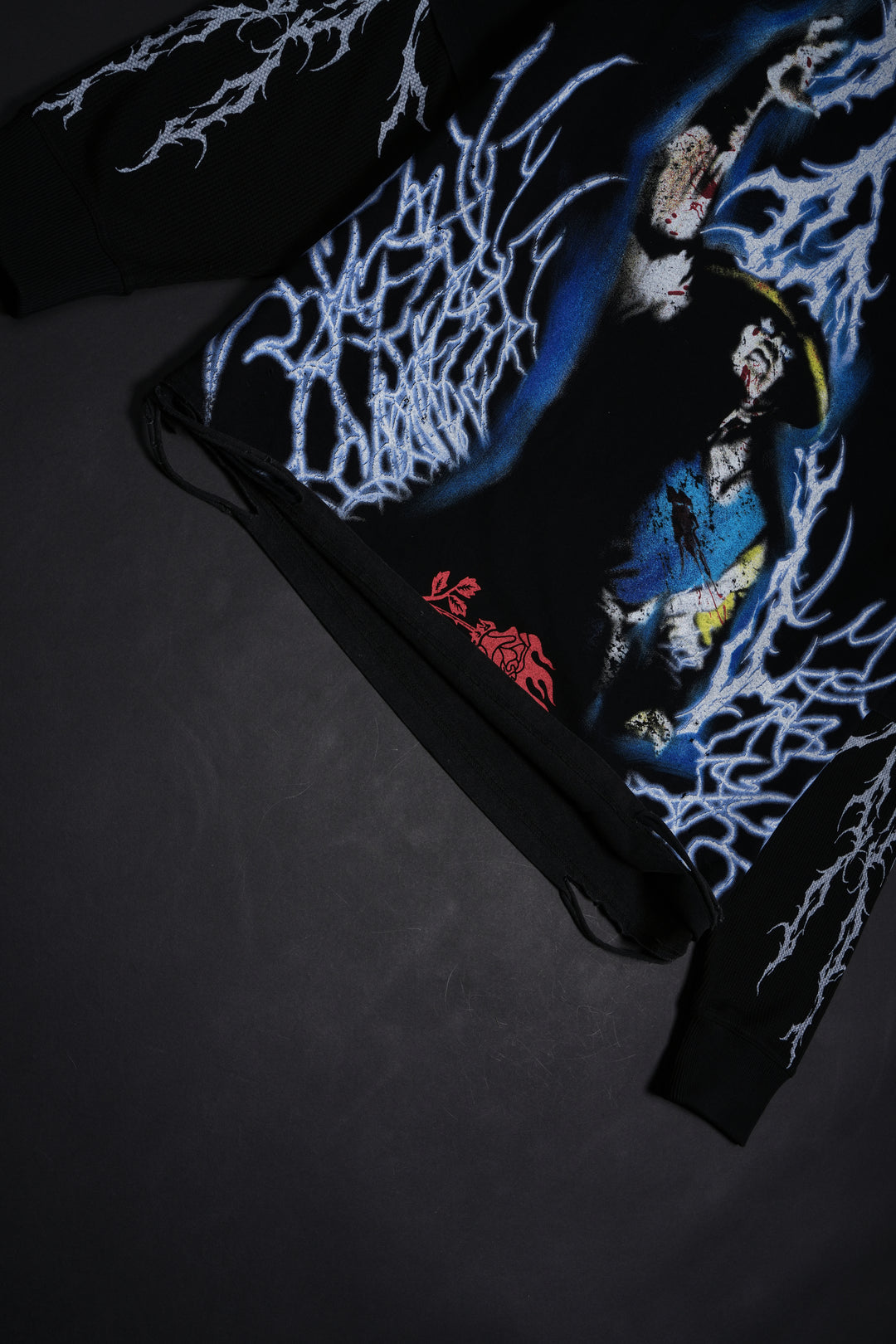 Power Of Raiden Distressed 199X Twofer in Vintage Black