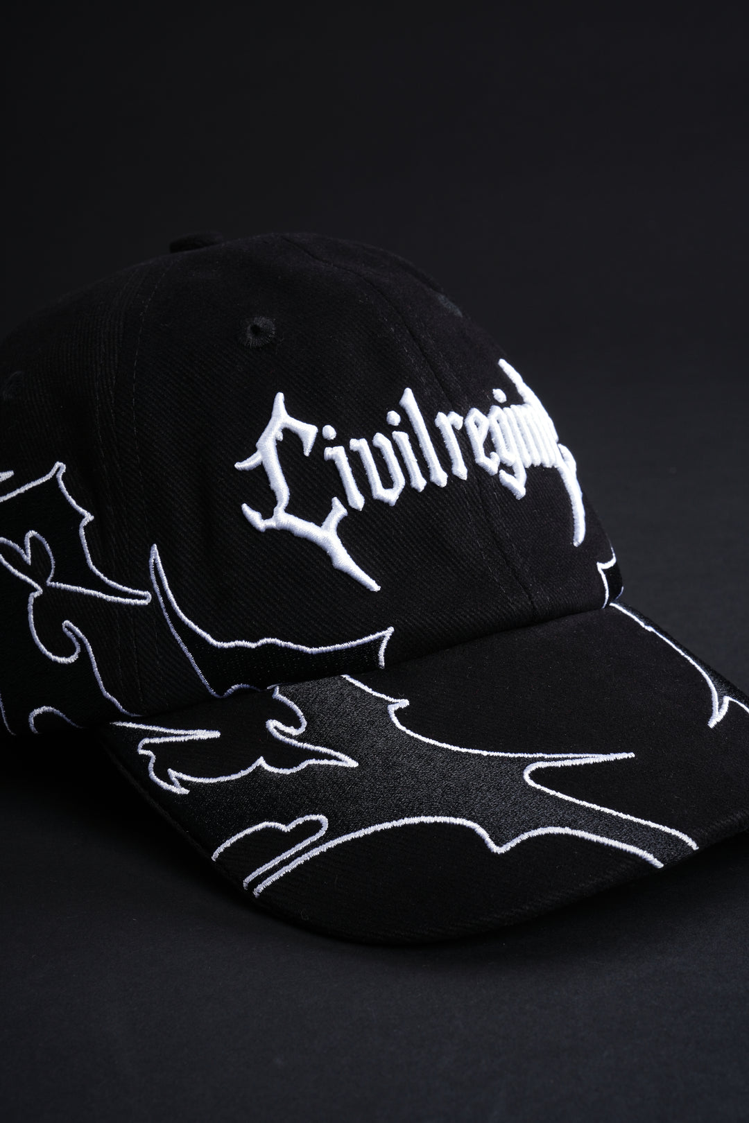 Civil Chaos Dad Hat in Black