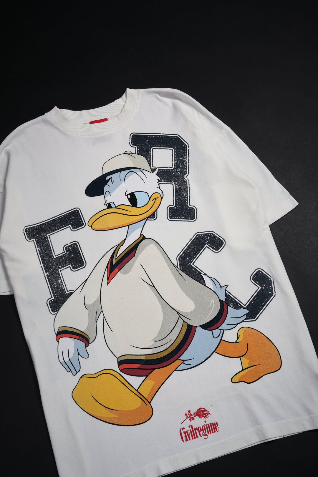 Donald IRL American Classic Oversized Tee in Butter