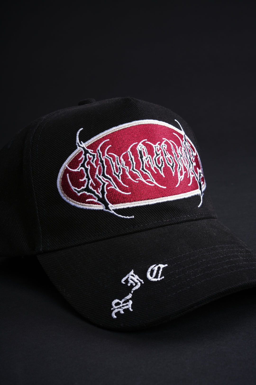 Cold Front 5 Panel Snapback Hat in Blue/Black