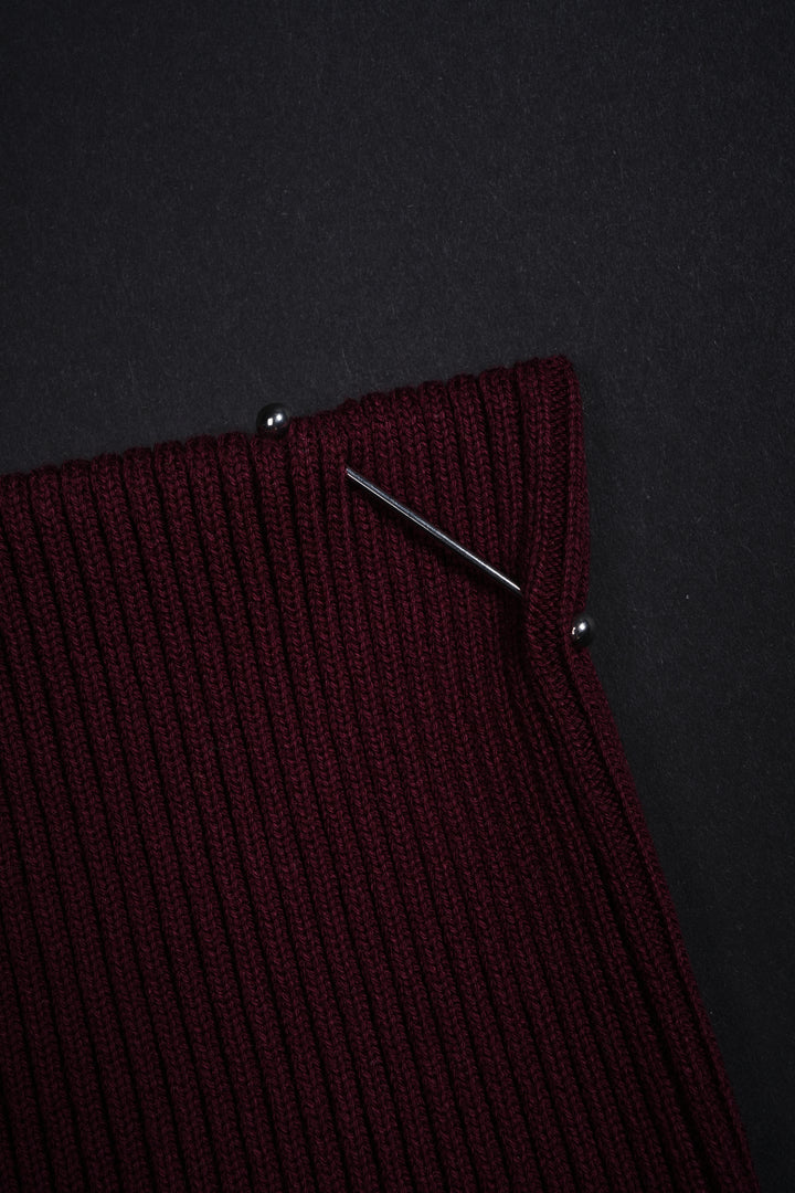 Eradicate Horns Beanie in Oxblood