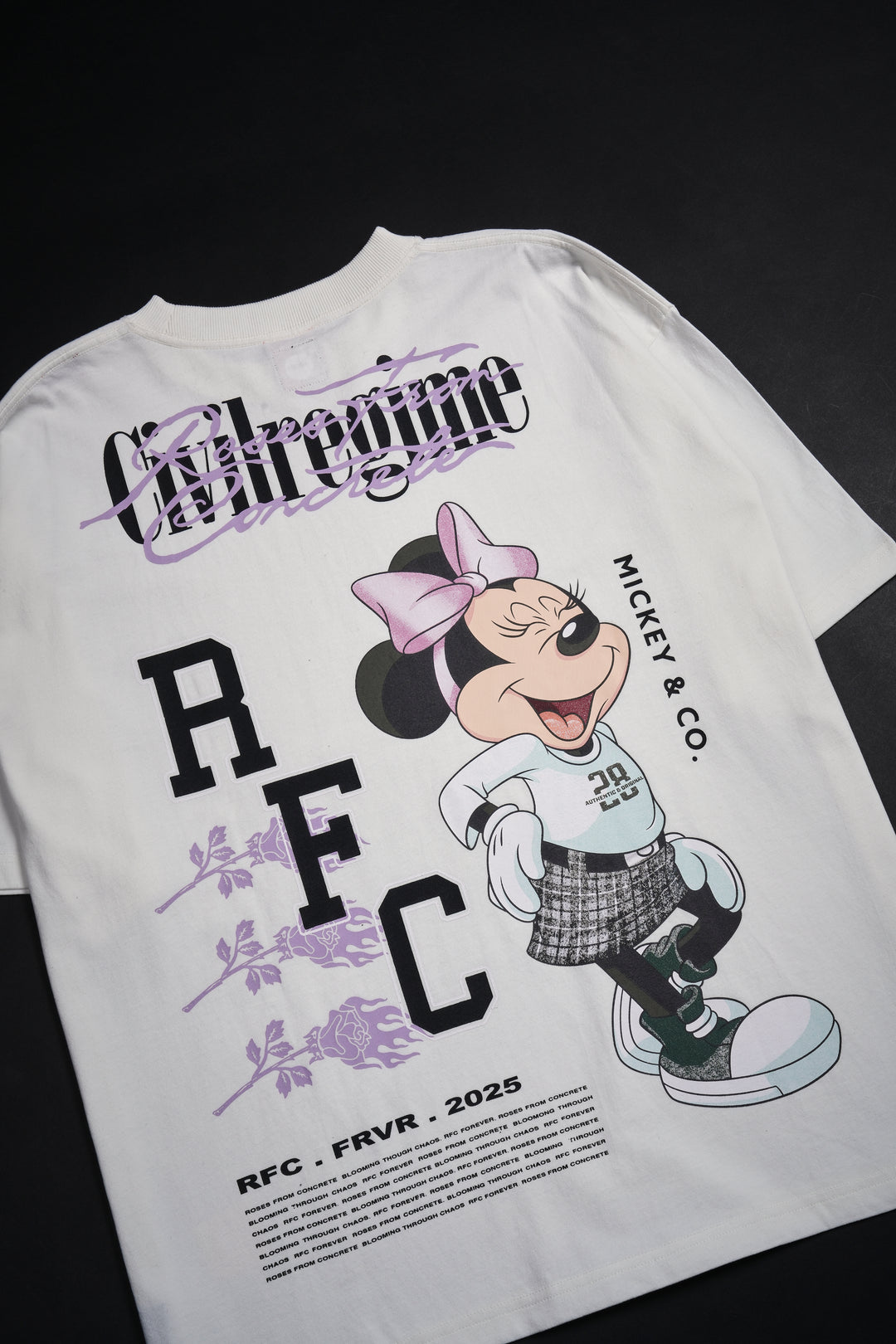 Minnie's Rose 199X Oversized Tee in Butter
