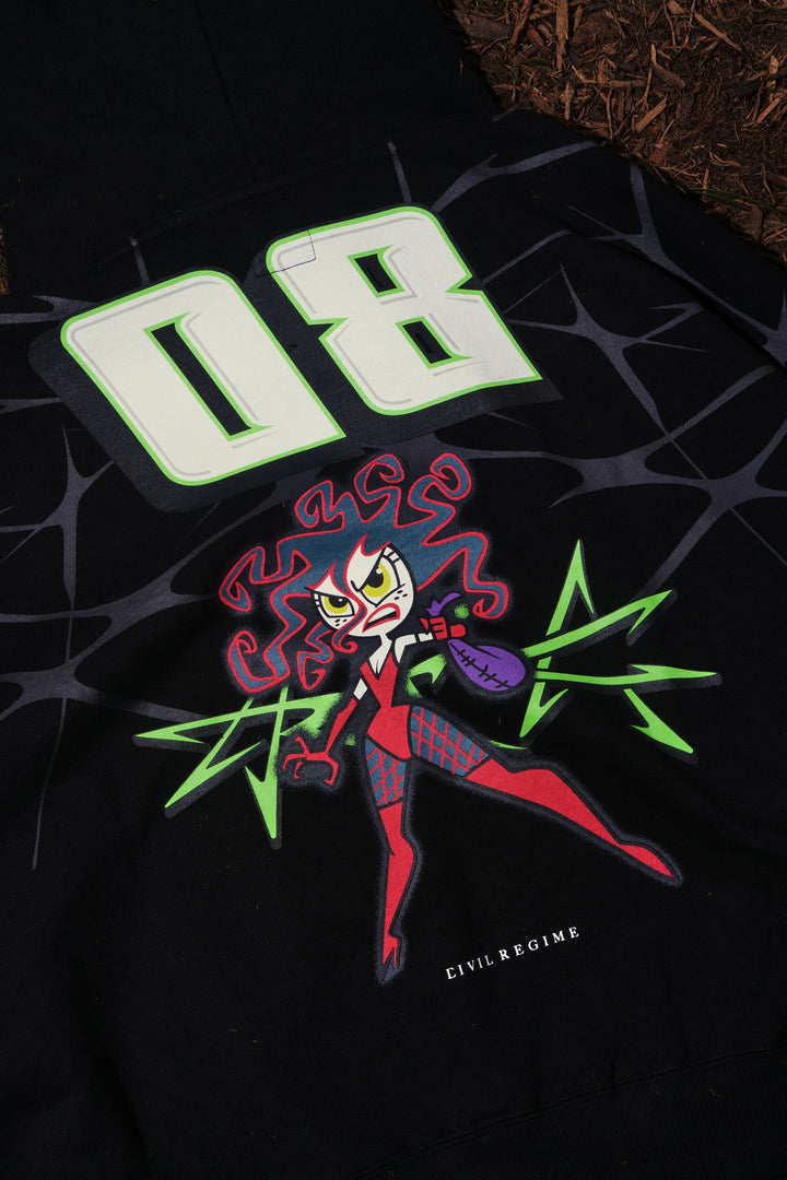 To The Rescue Odin Hoodie in Black