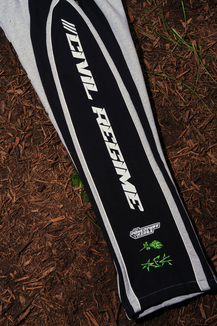 Citizens Of Townsville Eternal Wide Leg Fleece Pants in Heather Gray