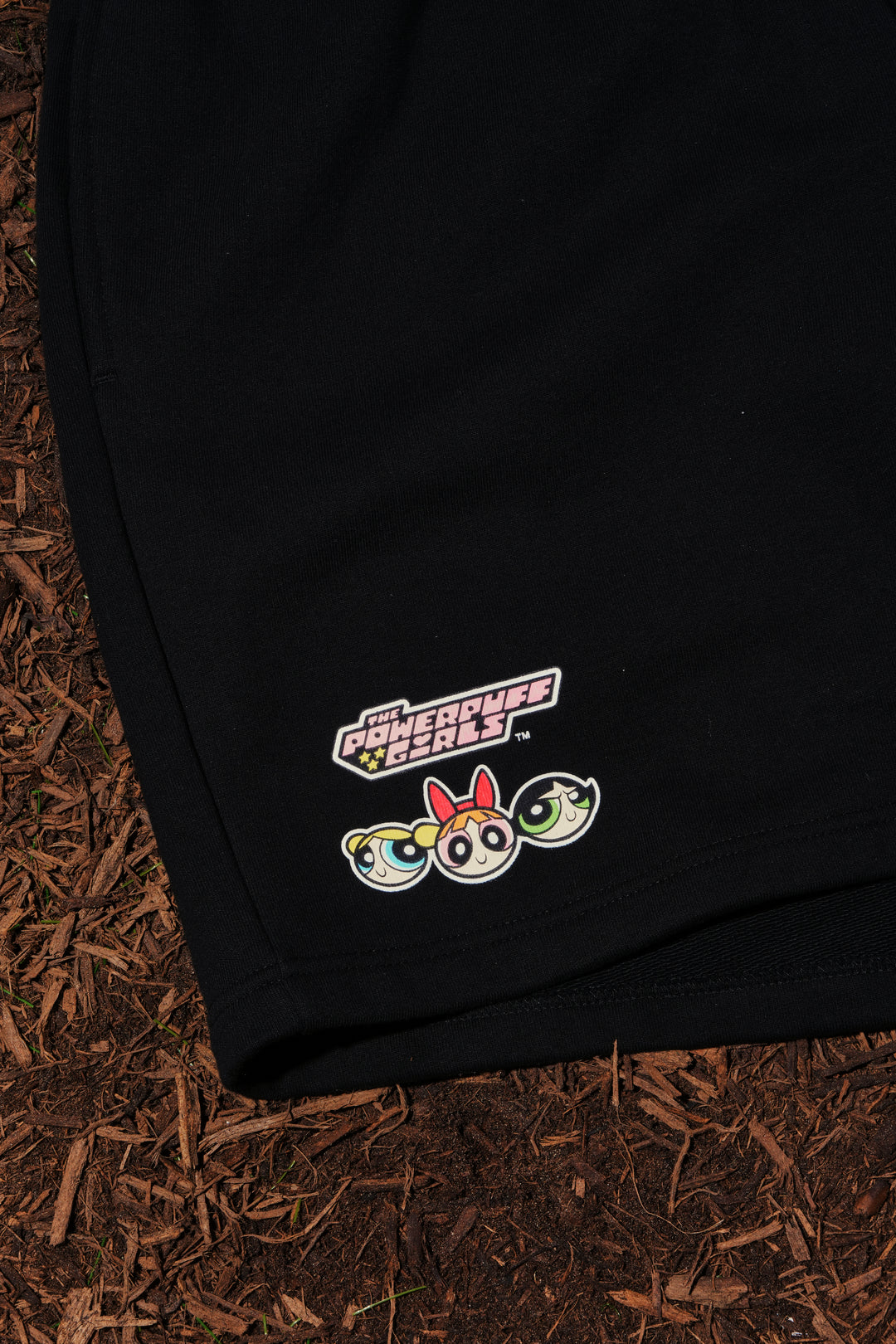 To The Rescue Thorns Baggy Shorts in Black