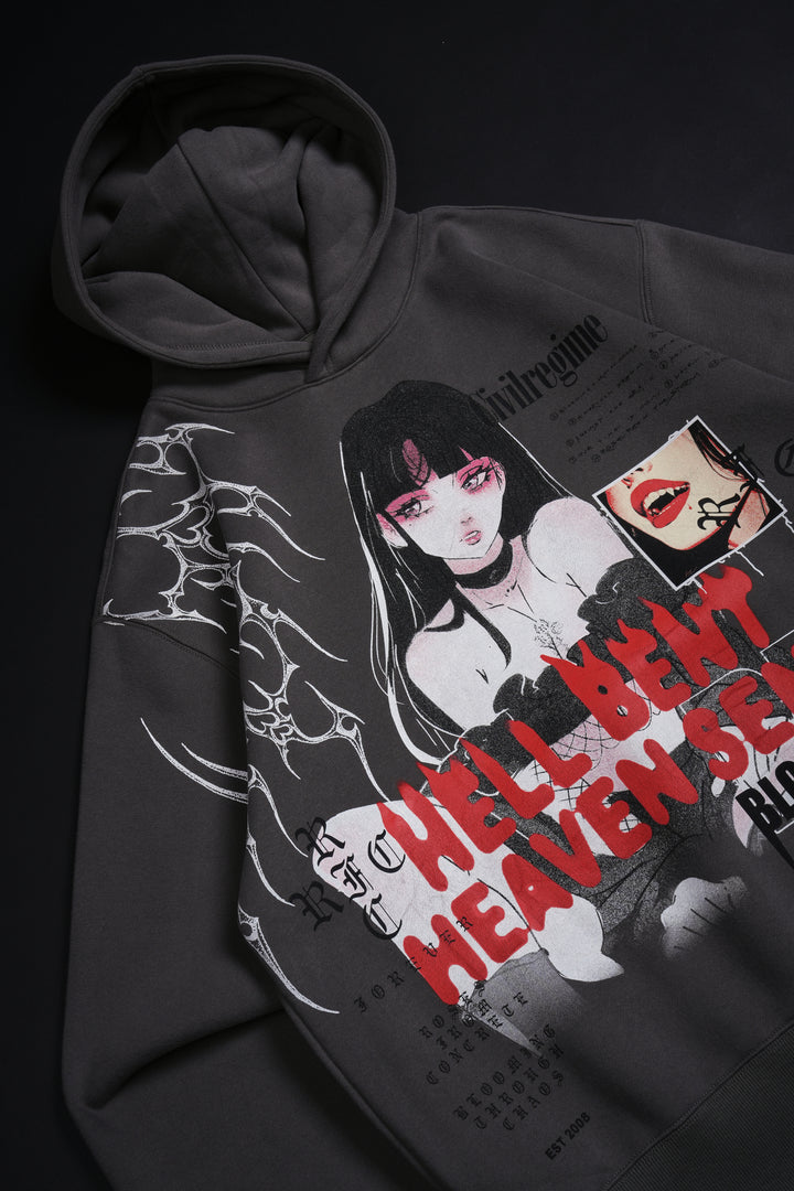 Bloom Bankai Temptress Chaos Hoodie in Vintage Ashes