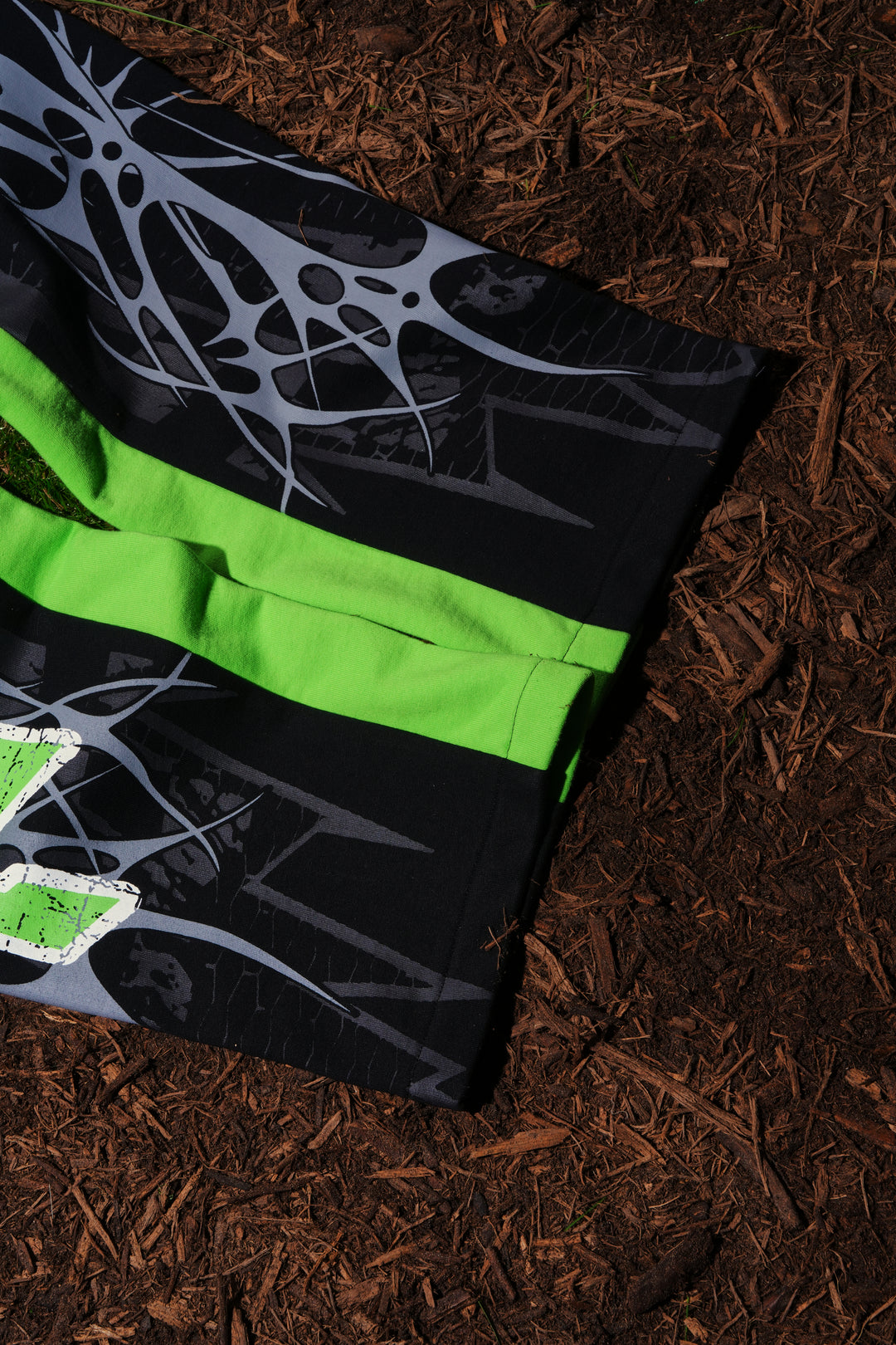 Dirt Baby Eternal Wide Leg Fleece Pants in Vintage Black