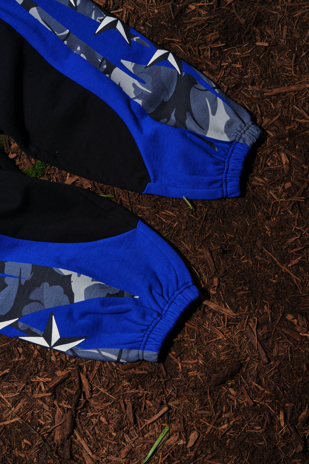 Civil Racing Lounger Sweat Pants in Black/Blue