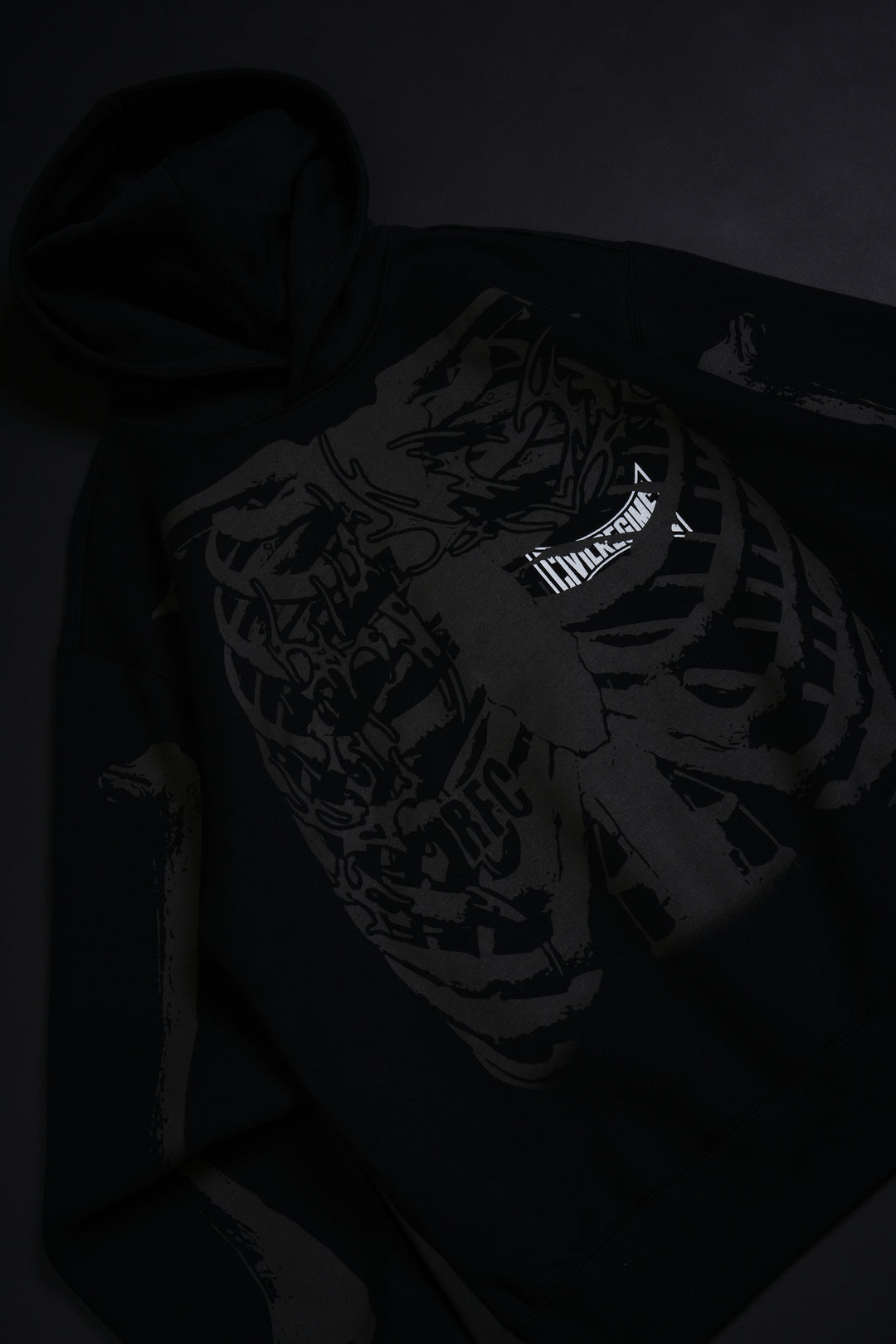 They Laughed Chaos Hoodie in Black