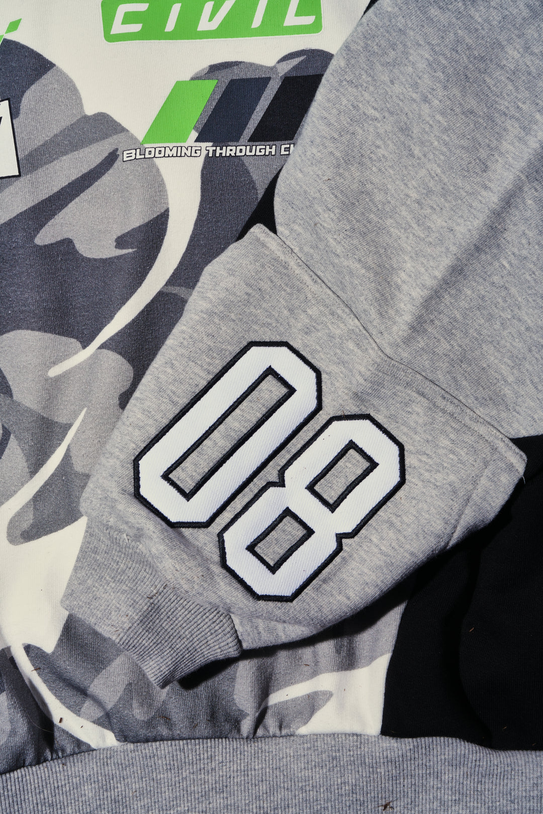 Civil Motors Destroy Hoodie in Heather Gray