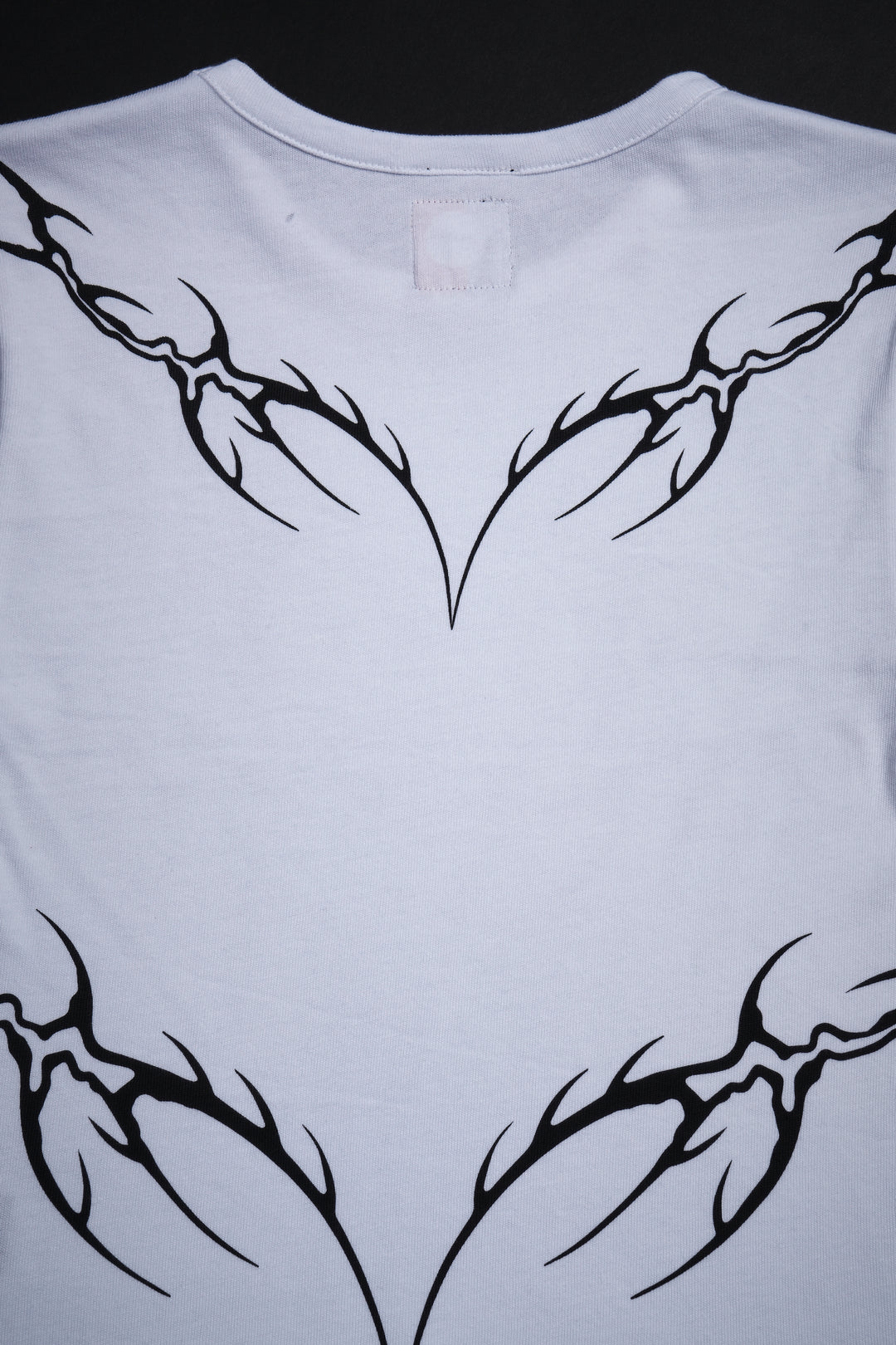 Heart's Eclipse Baby Tee in White