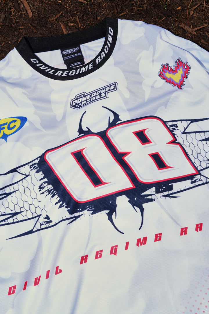 Him L/S Moto Jersey in White