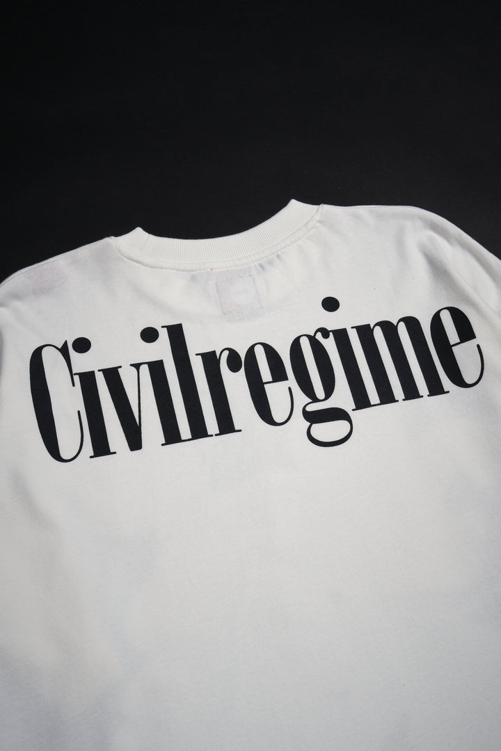 Minnie And Daisy American Classic Oversized Tee in Butter