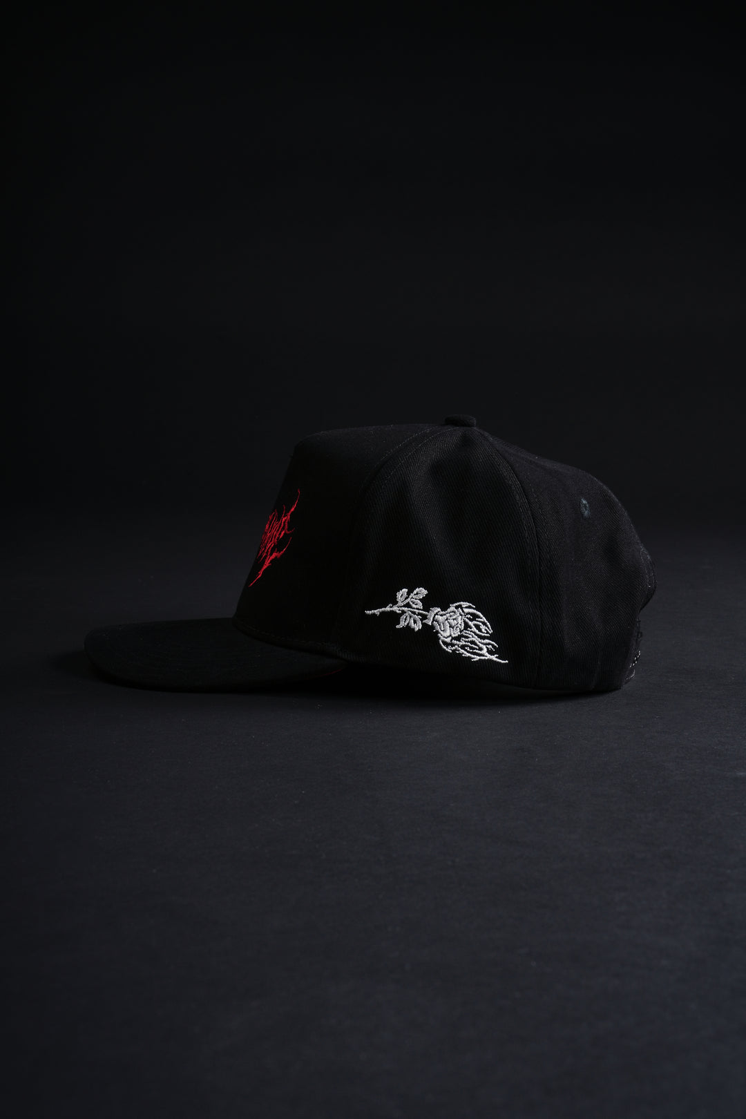 Civil Shuriken 5 Panel Snapback Hat in Black