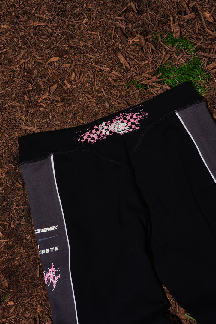 Circuit Track Pookie V Shape Pants in Black