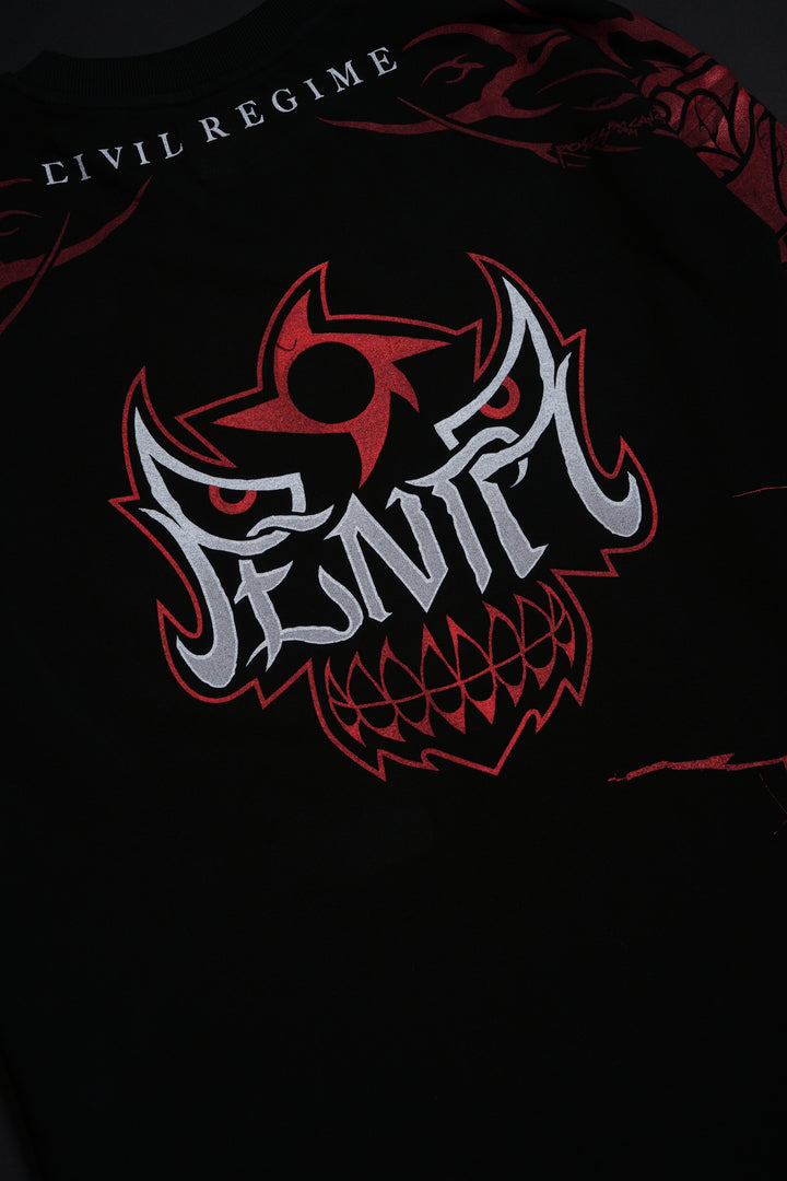 Cero Miedo American Classic Oversized Tee in Black