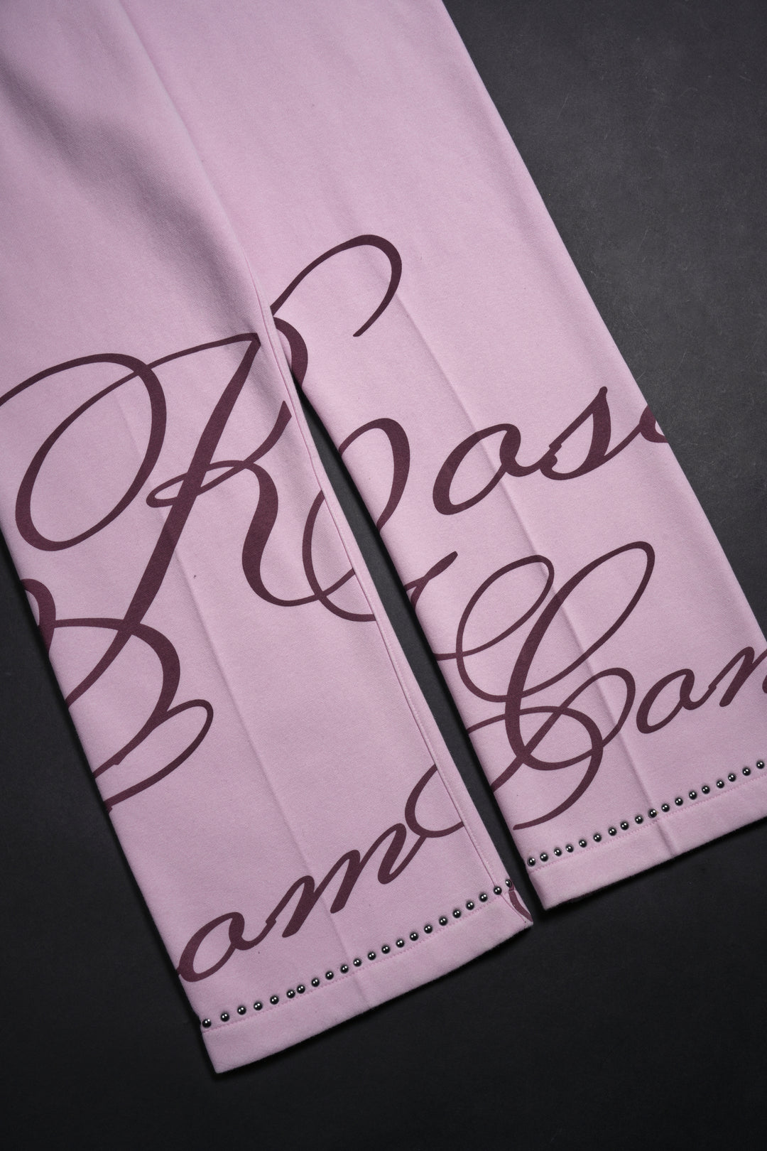 Wickedly Sweet Wide Leg Fleece Pants in Sun Faded Baby Pink