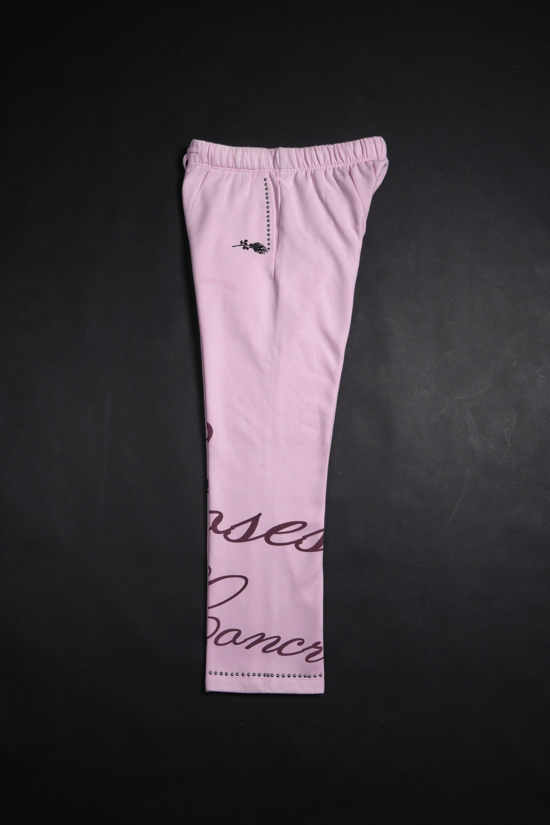 Wickedly Sweet Wide Leg Fleece Pants in Sun Faded Baby Pink