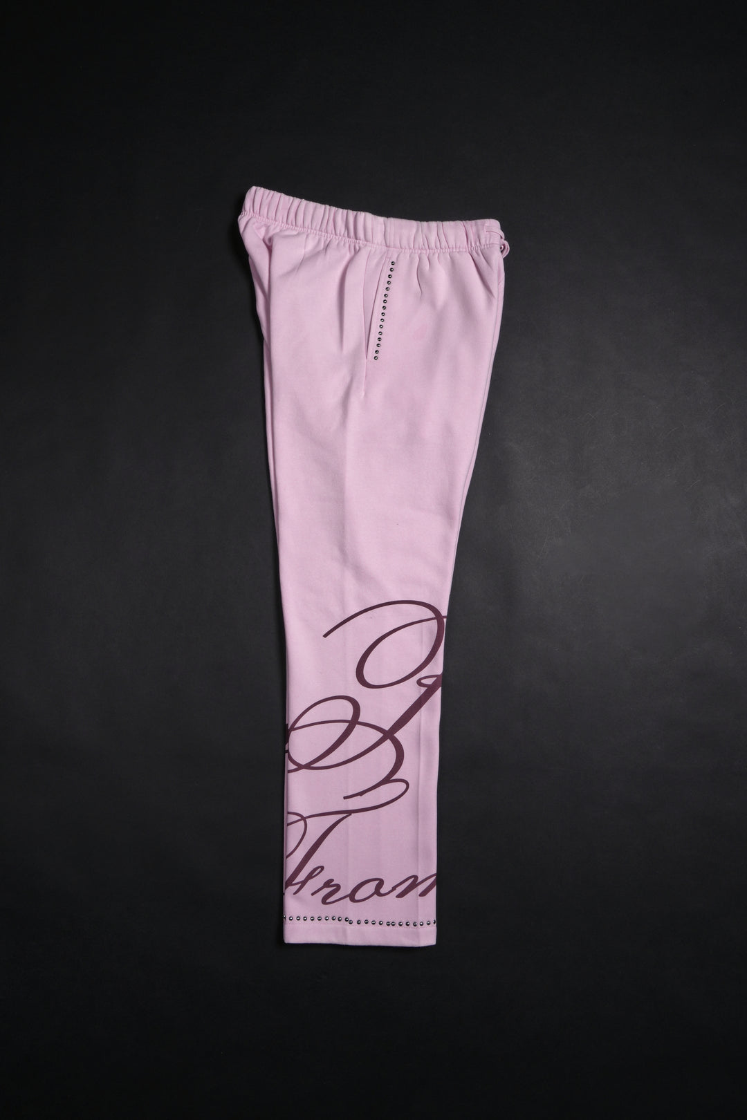Wickedly Sweet Wide Leg Fleece Pants in Sun Faded Baby Pink