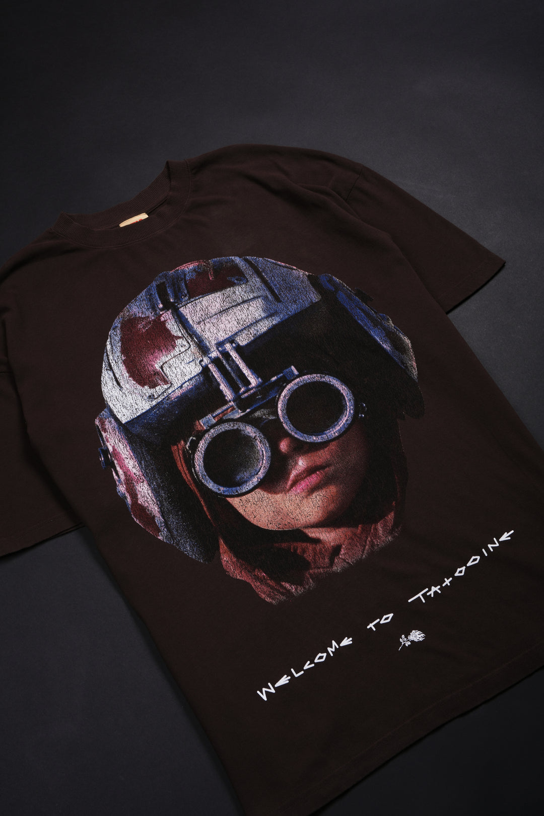 Welcome To Tatooine American Classic Oversized Tee in Fudge