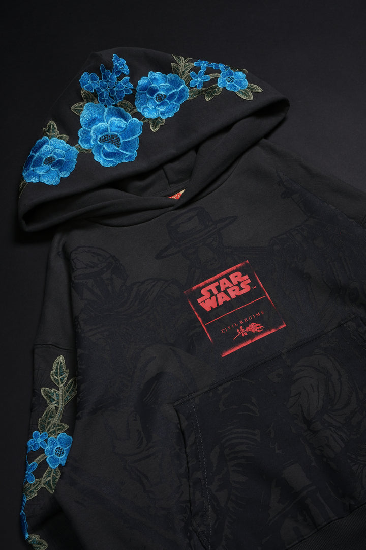 Dirty Money Rose Forever Hoodie in Vintage Ashes