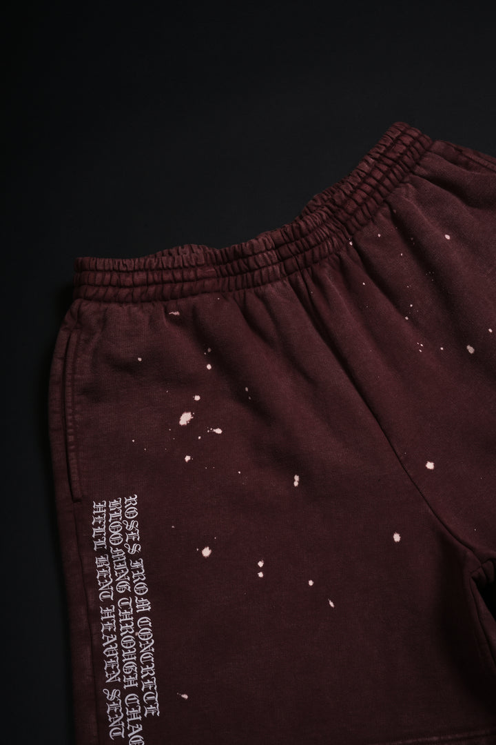 Realm Rising Baggy Shorts in Deep Red