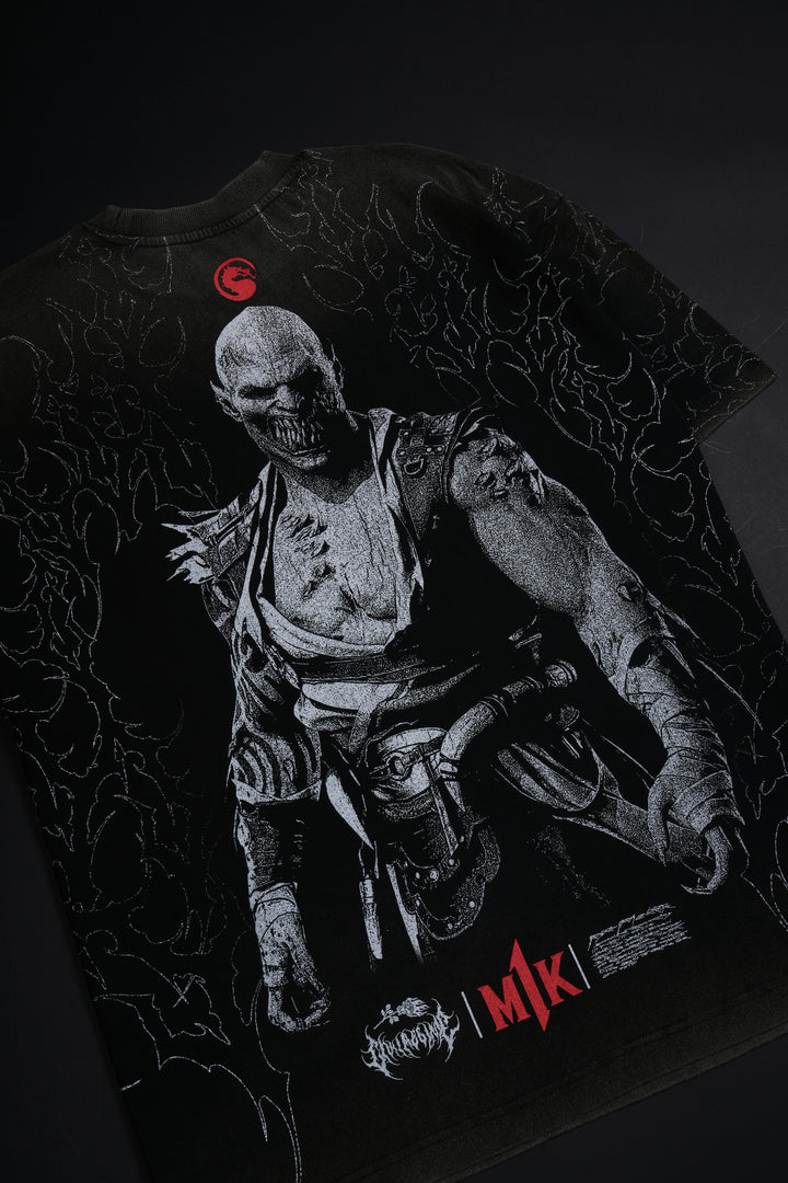 Baraka's Revenge American Classic Oversized Tee in Vintage Black
