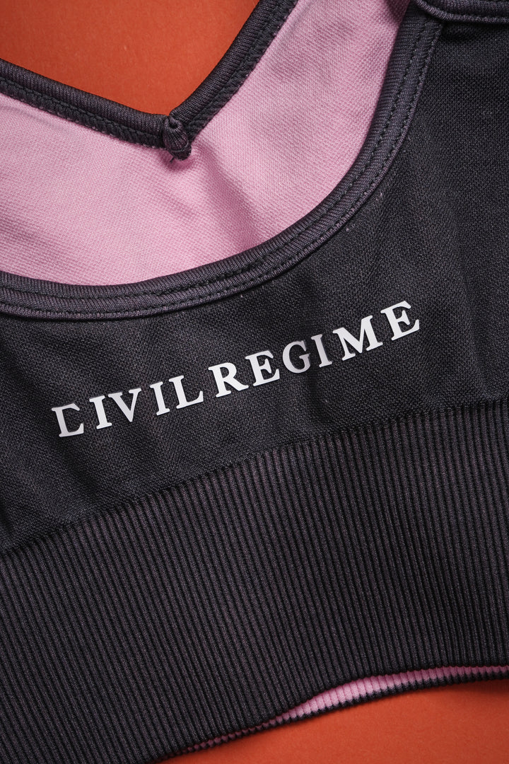 Civil Fiend Kelly Seamless Bra in Vintage Ashes
