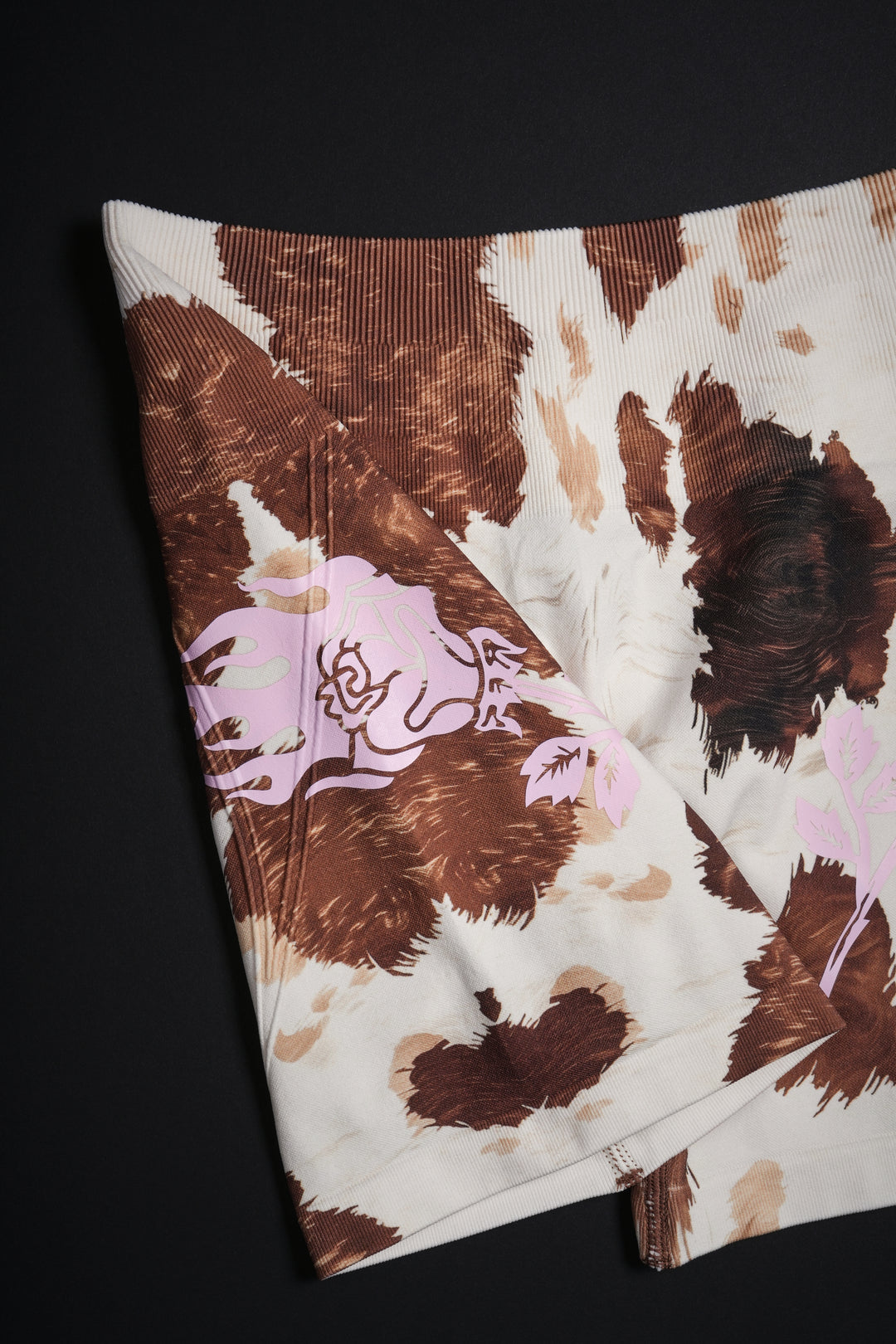 Concrete Training Seamless Shorts in Cow Print