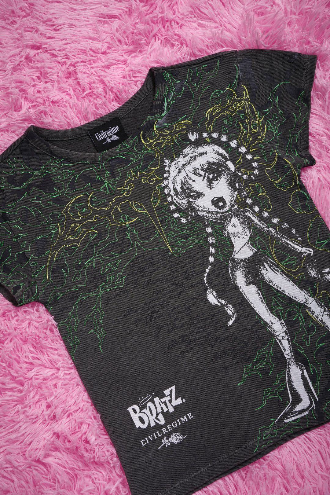 Jaded Baby Tee in Vintage Ashes