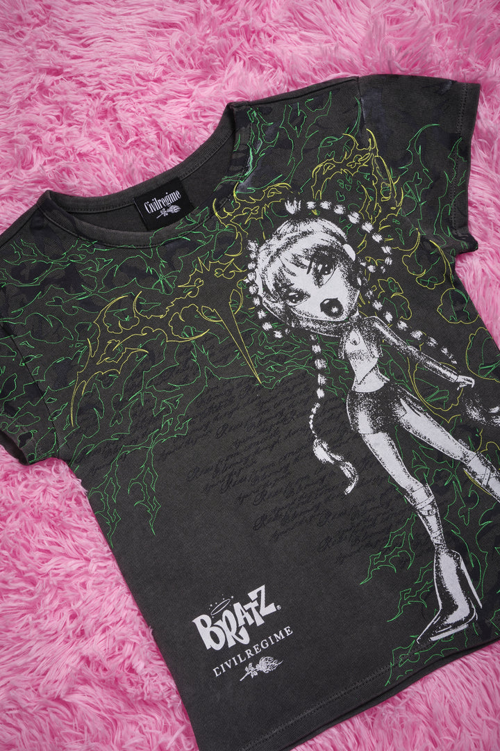 Jaded Baby Tee in Vintage Ashes