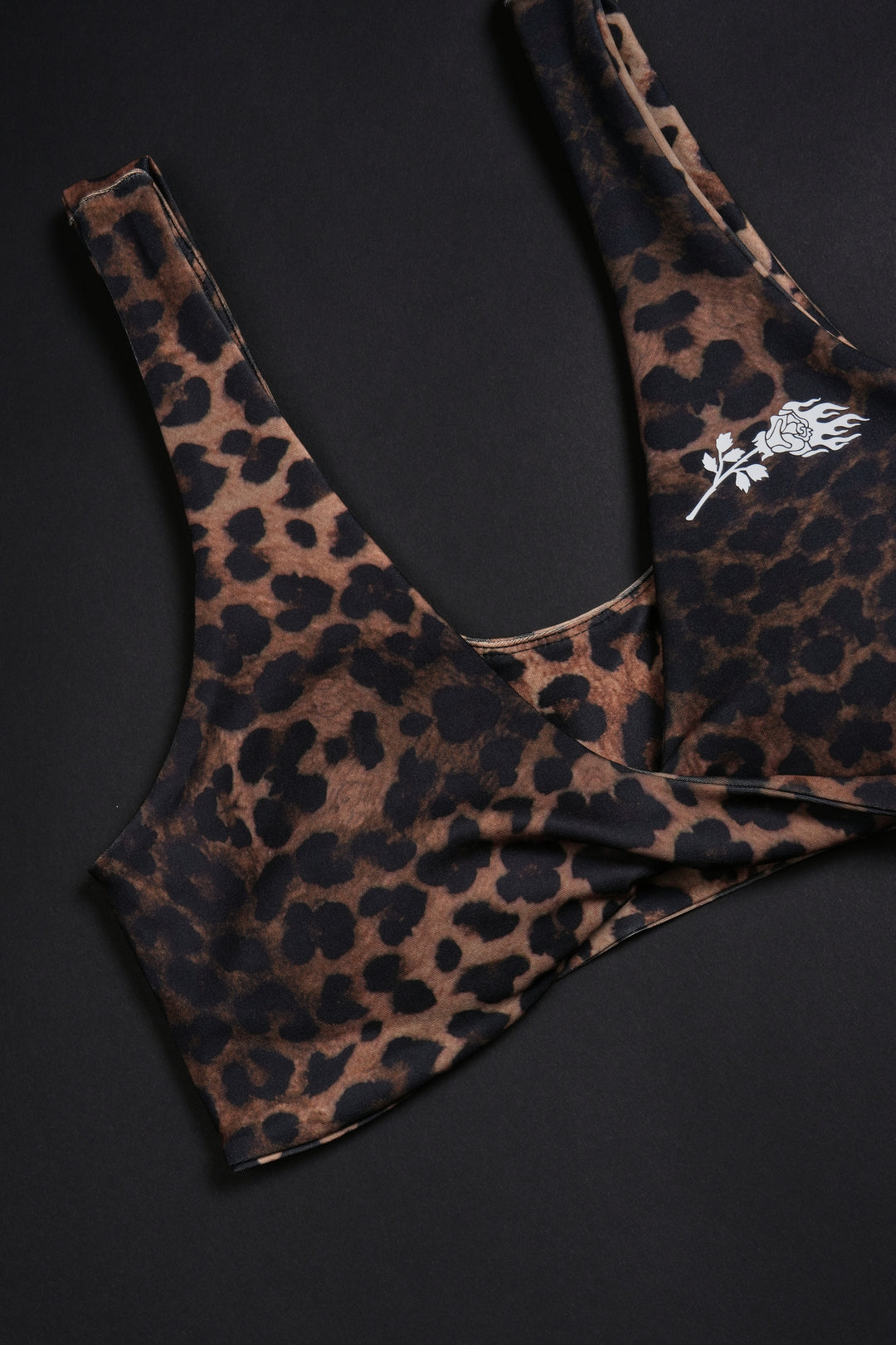 Leopard Twist Bra in Leopard