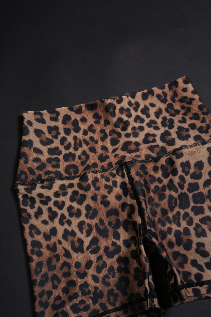 Leopard Energy Biker Shorts in Leopard