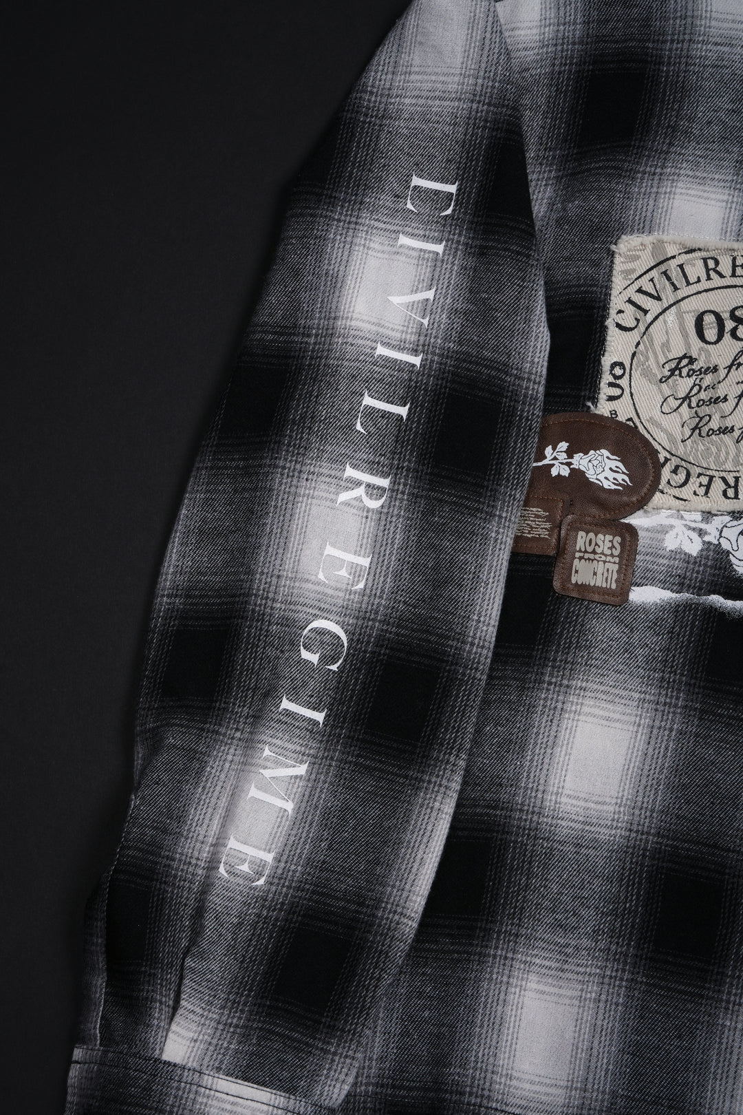 Wanted Cad Bane Ivar Flannel in Black Plaid