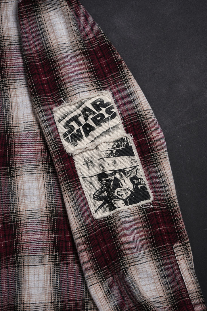 Wanted Cad Bane Ivar Flannel in Brown Plaid