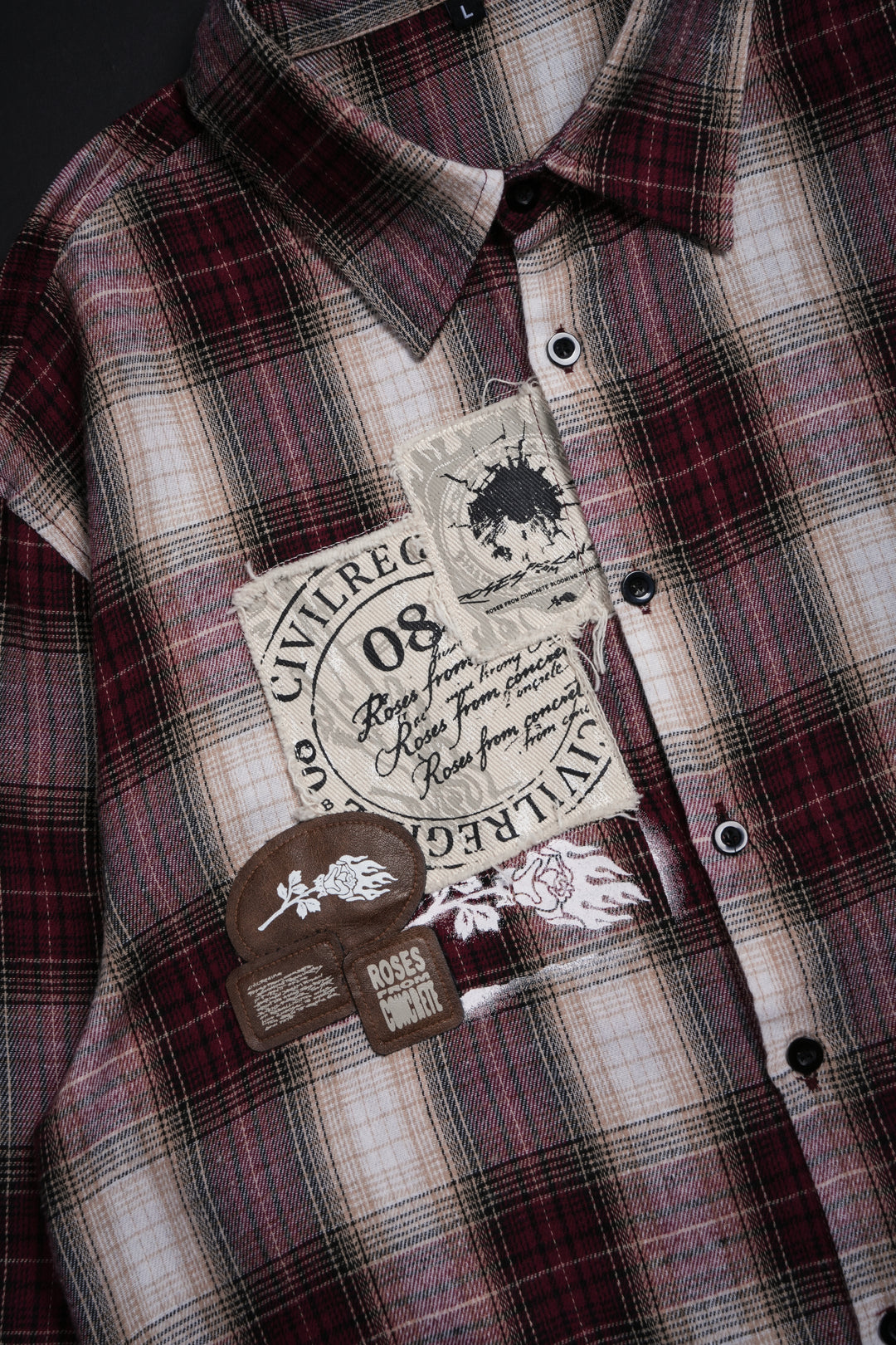 Wanted Cad Bane Ivar Flannel in Brown Plaid