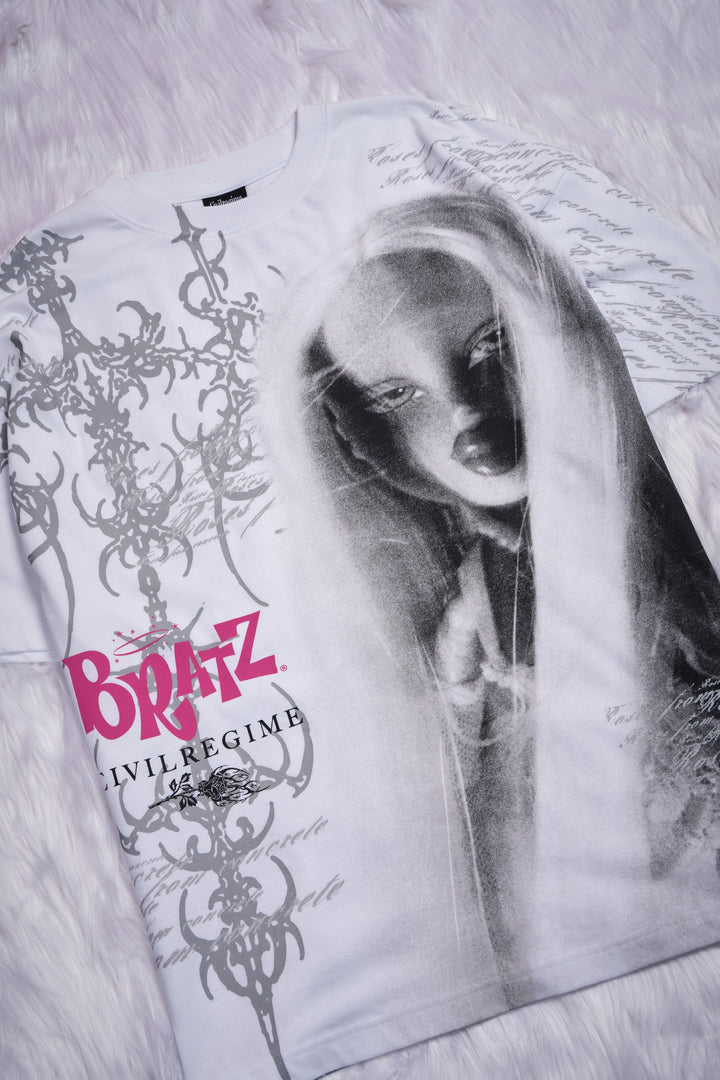 Delicate Destruction American Classic Oversized Tee in White