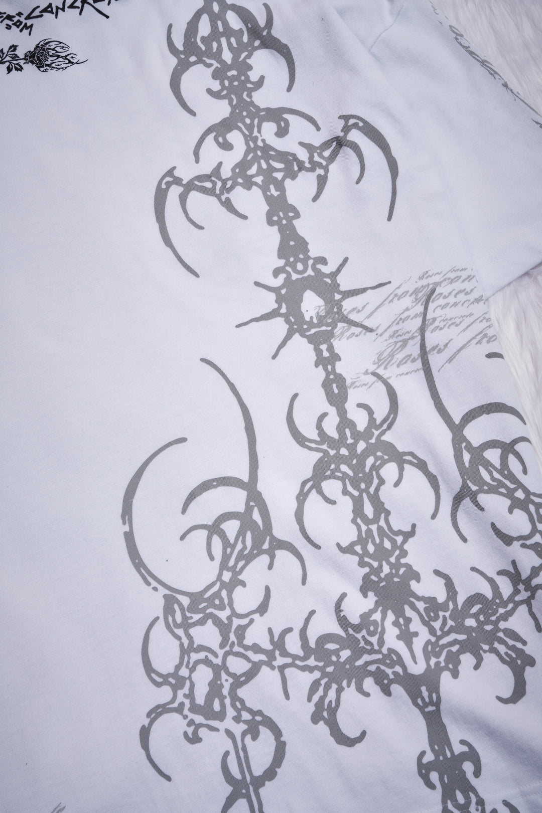 Delicate Destruction American Classic Oversized Tee in White