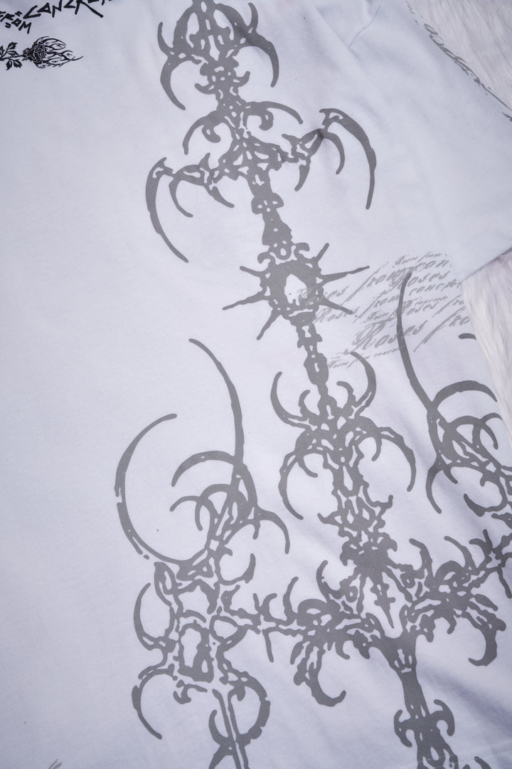 Delicate Destruction American Classic Oversized Tee in White