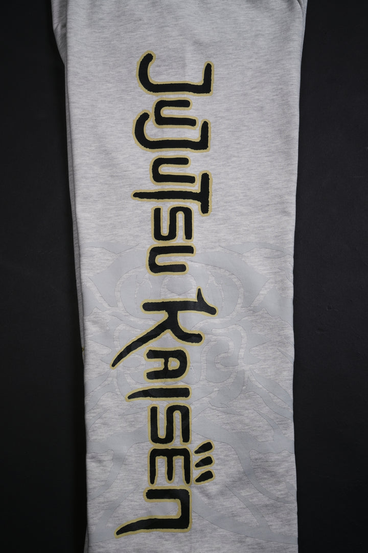 Cursed Energy Eternal Wide Leg Pants in Heather Gray