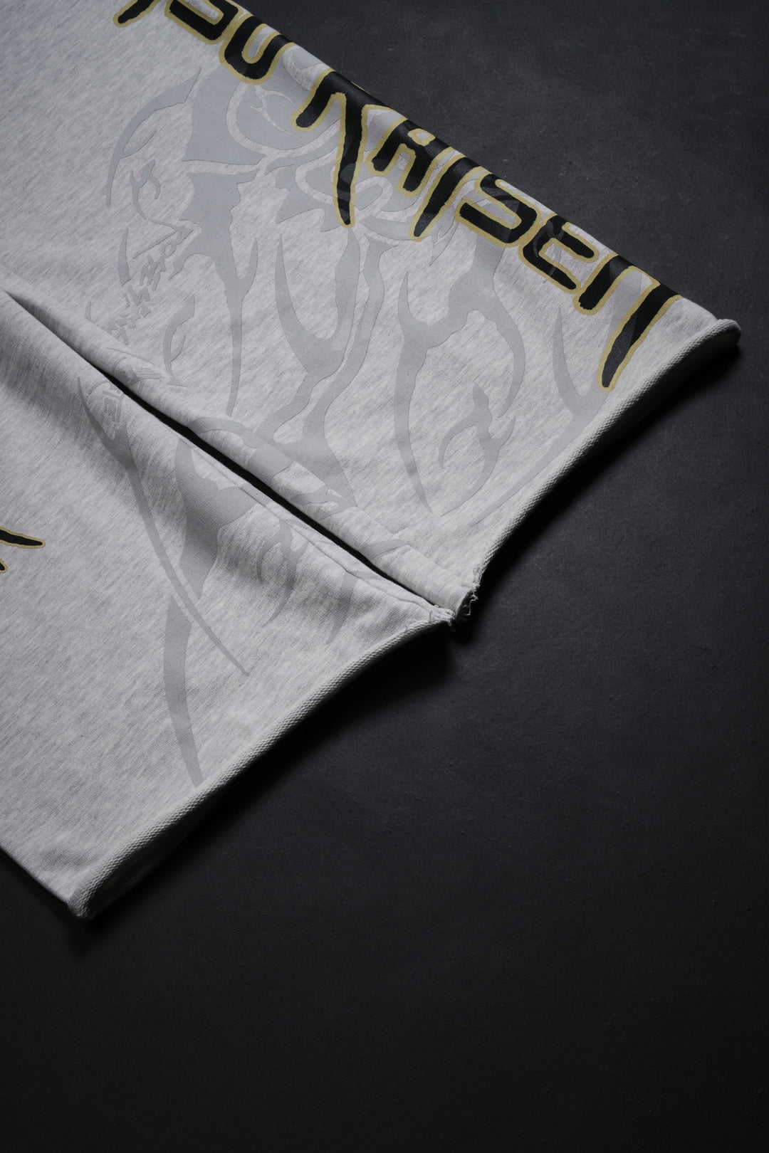 Cursed Energy Eternal Wide Leg Pants in Heather Gray