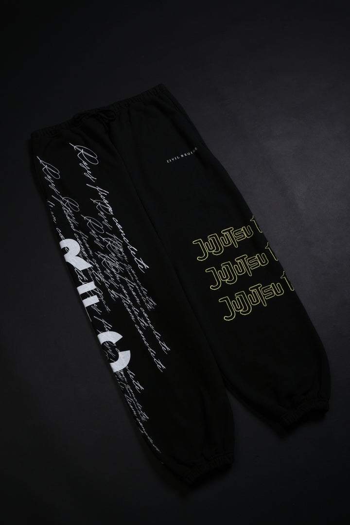 Cursed Bloodlines Lounger Sweat Pants in Black
