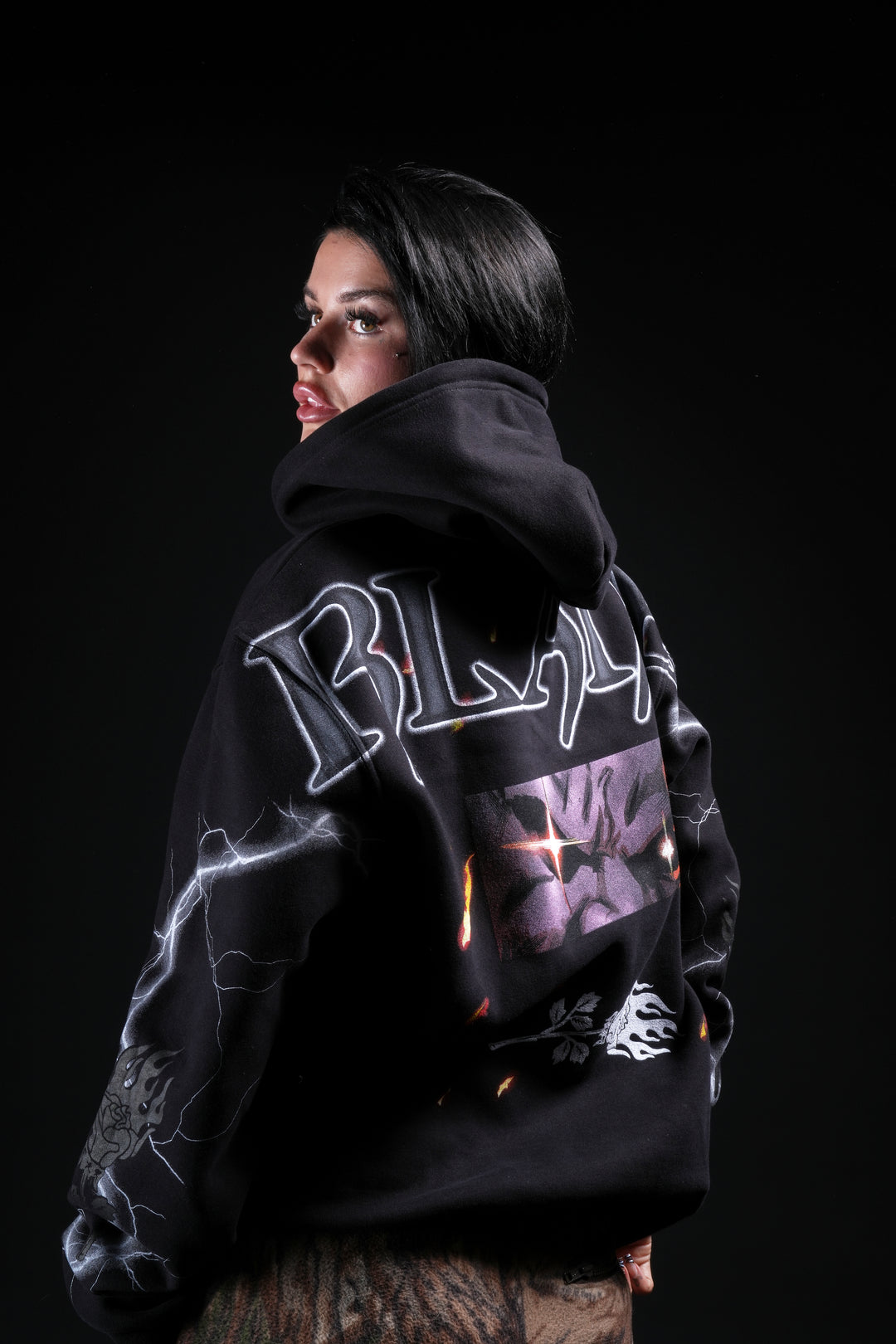 Blade Chaos Hoodie in Black