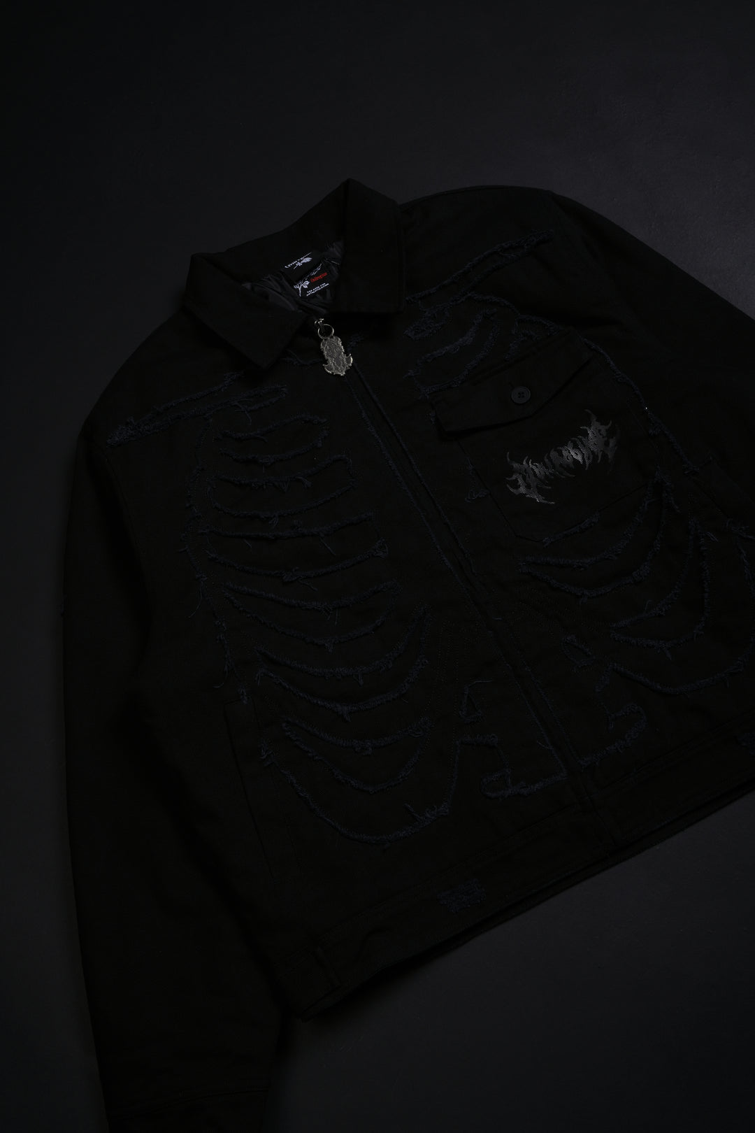 I Have A Dark Secret Work Jacket in Black