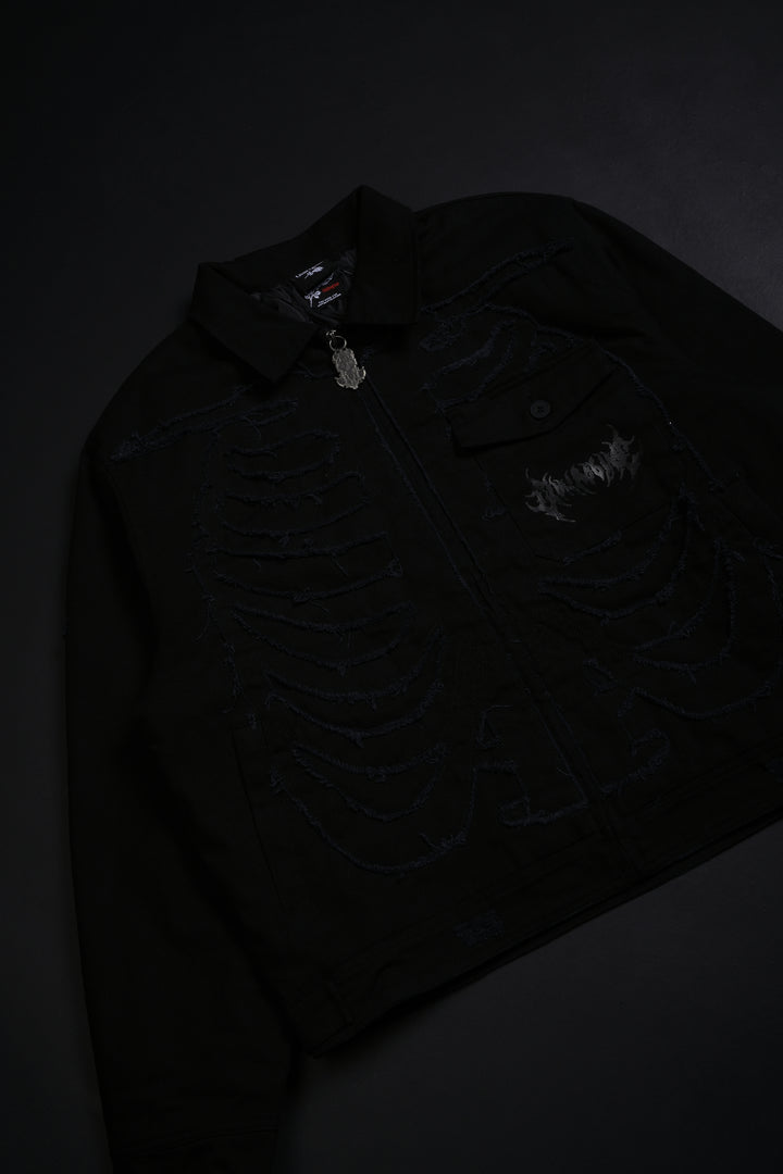 I Have A Dark Secret Work Jacket in Black