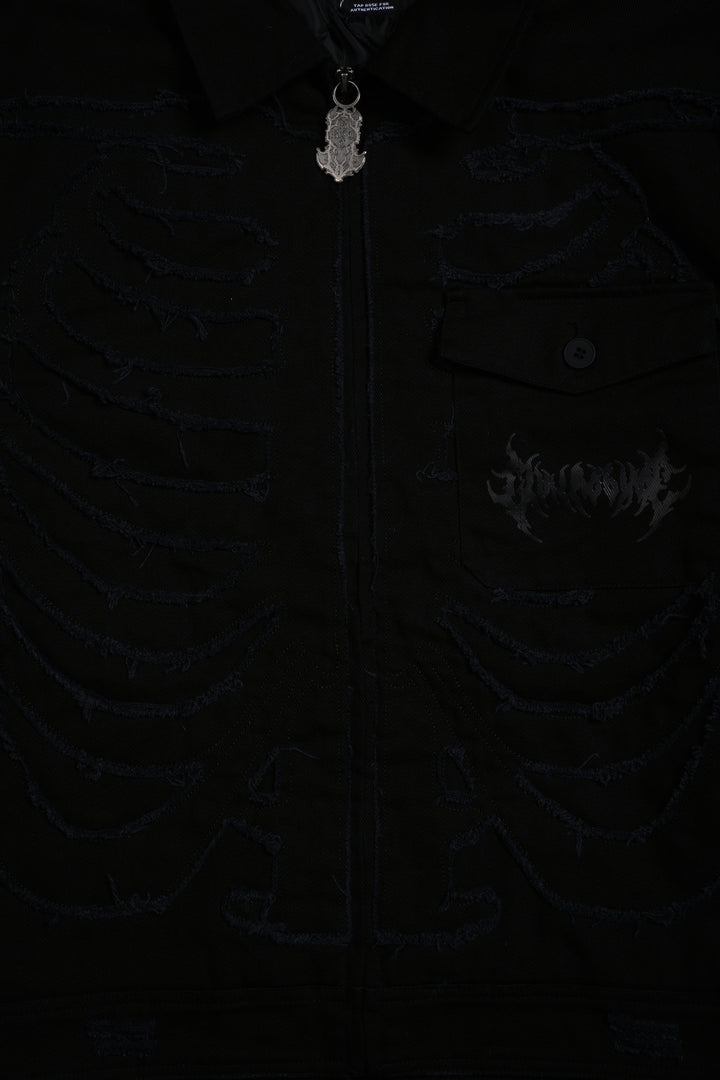 I Have A Dark Secret Work Jacket in Black